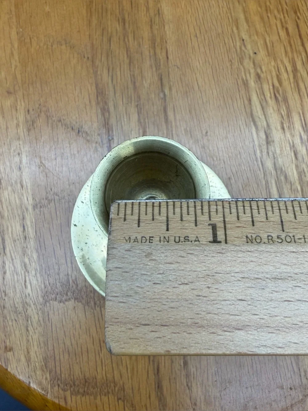 Vintage Small Brass Candle Stick Holder 3” Tall Made in Taiwan